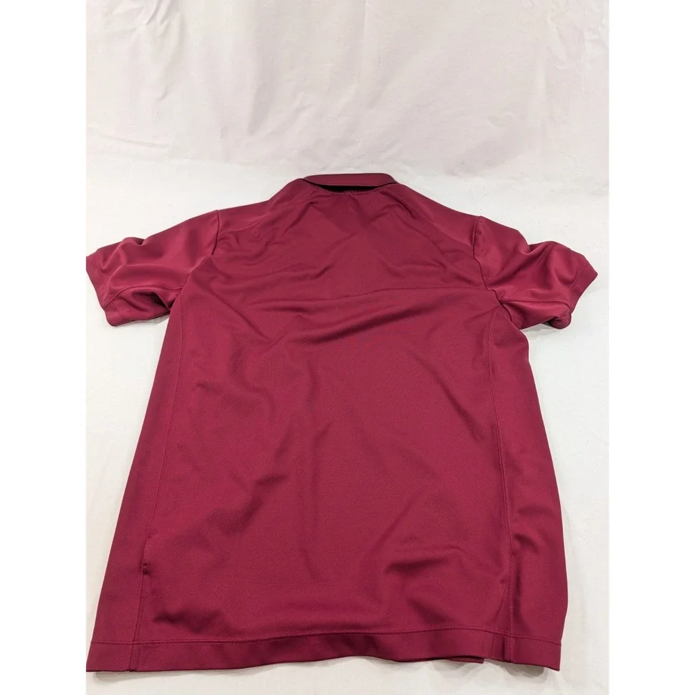 Vintage Nike Golf  Maroon Polo Quail Creek Golf Club - Size Large - Short Sleeve